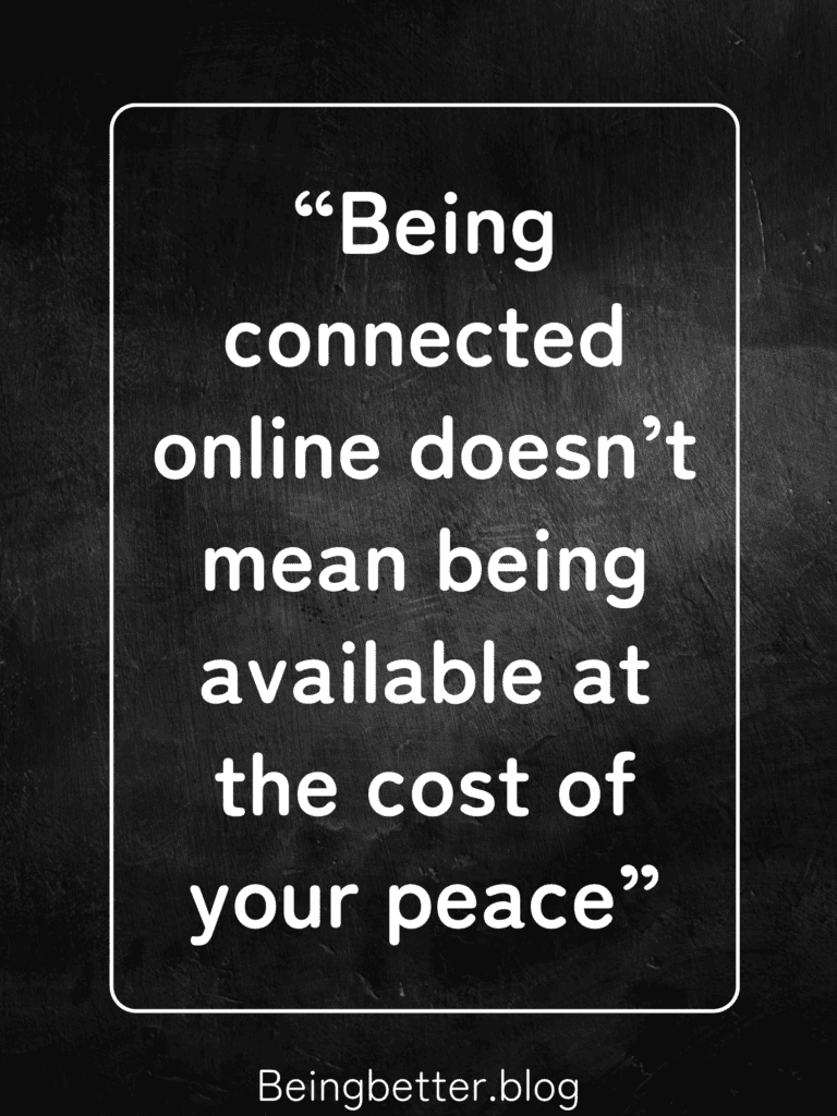 Have digital boundaries 