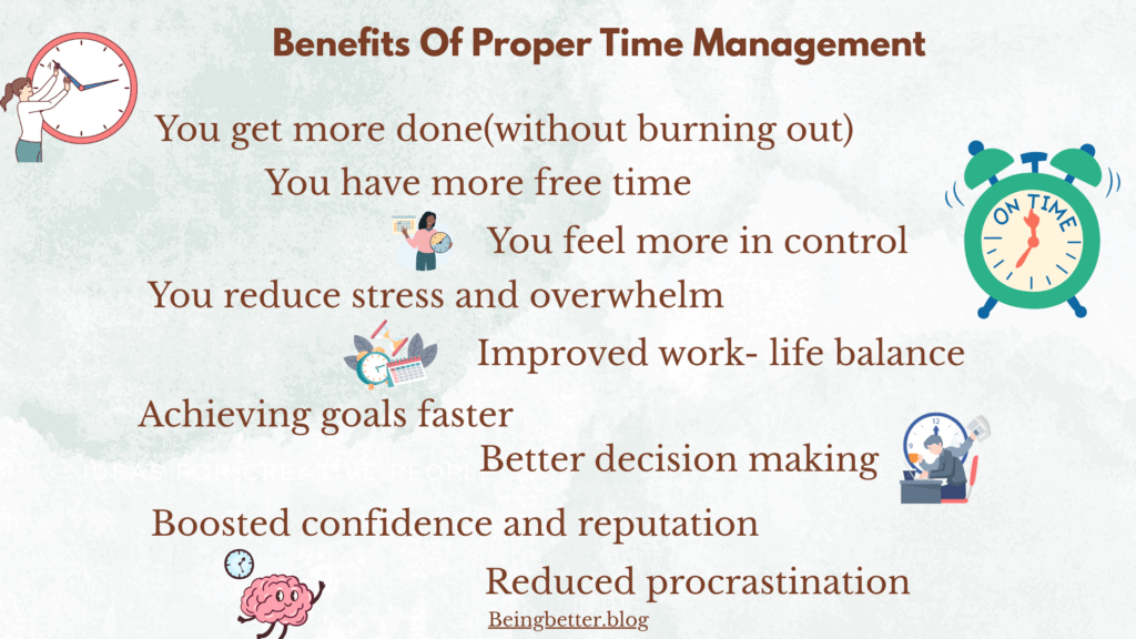 Time management benefits 