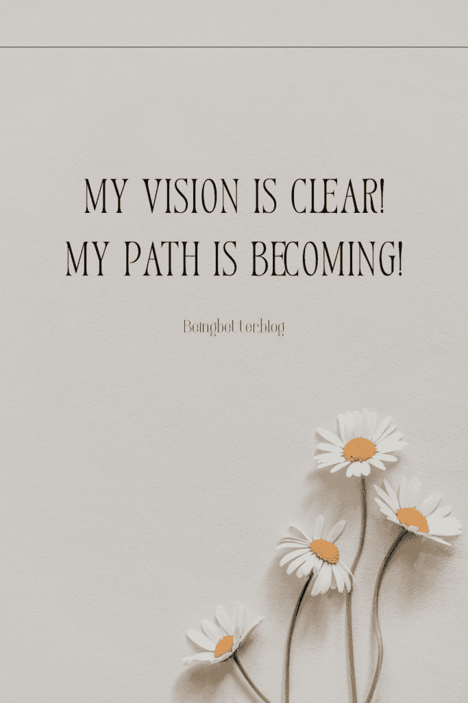 Vision board affirmation