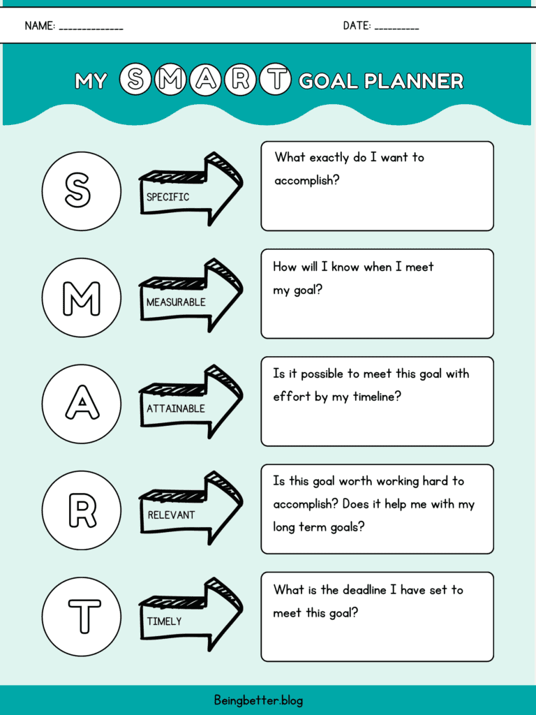 My smart goal planner